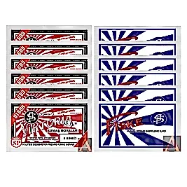 TOZ KUMAŞ BOYASI SET (6 KIRMIZI + 6 FİSKE)