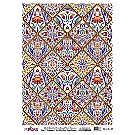 DESENLİ ALTIN VARAK PİRİNÇ DEKOPAJ 30*42 CM MODEL 039