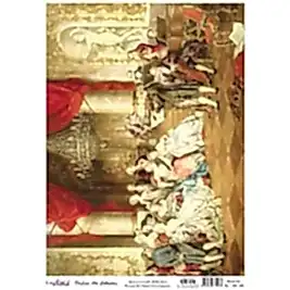 CADENCE DELUXE ART AVRUPA'DA YAŞAM PİRİNÇ DEKOPAJ MODEL EL-001 (30X42)