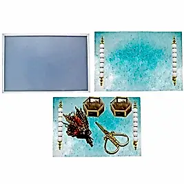 Dikdörtgen Tepsi Epoksi Reçine Kalıbı EPK-625