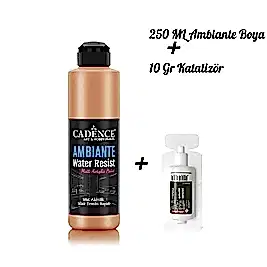 AMBİANTE SUYA DAYANIKLI BOYA METALİK AWM-05 BRONZ 250 ML