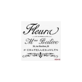 Home Decor Midi Stencil 22*22 cm hdm-41