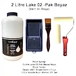 2 Litre Lake 02 Pak Beyaz + Moher Set