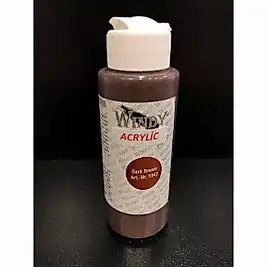 WİNDY AKRİLİK BOYA - KOYU KAHVE 70 ML