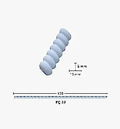 Hazır Esnek Çıta 100cm EÇ22