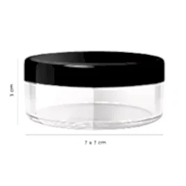 50 ml Yuvarlak Plastik Kutu