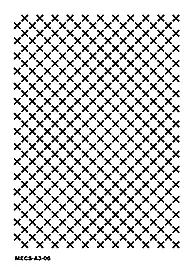 Modern Etnik Stencil MECS-A3-06 (21x30)