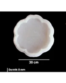 30cm - Çiçek Model Tepsi Kalıbı (30 cm)