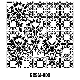 GRUNGE STENCIL MİNİ GCSM-009 25X25