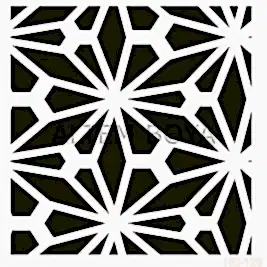 Home Decor (Duvar) Stencıl 45*45 cm HD-129