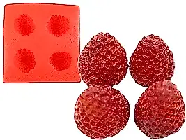 Çilek Silikon Mum Kalıbı M-71