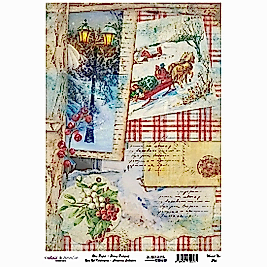 Model 894 Yılbaşı Cadence Pirinç Dekopaj Kağıdı 30x42cm