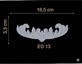 ED-13 Dekoratif Esnek Aplik (2'li)