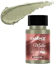 CADENCE MAT METALİK BOYA 50ML YEŞİL ALTIN -MMB023