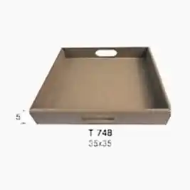 T 748 BÜYÜK DÜZ KARE TEPSİ