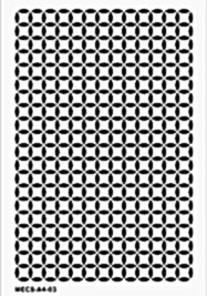 Modern Etnik Stencil MECS-A4-03 (25x36)