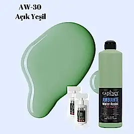 AW30 Açık Yeşil Ambiante Islak Zemin Boyası 500ML + Katalizör 20GR