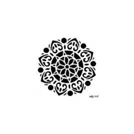 Home Decor (Duvar) Stencıl 45*45 cm HD-117