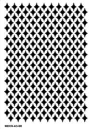 Modern Etnik Stencil MECS-A3-08 (21x30)