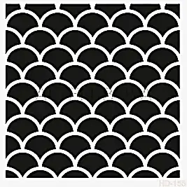 Home Decor (Duvar) Stencıl 45*45 cm HD-155