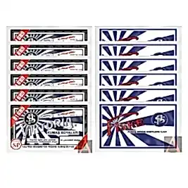 TOZ KUMAŞ BOYASI SET (6 KOYU LACİVERT + 6 FİSKE)