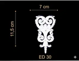 ED-30 Dekoratif Esnek Aplik