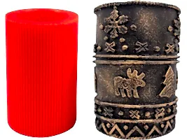 Yılbaşı Konseptli Silikon Mum Kalıbı M-110
