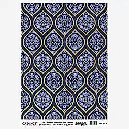 DESENLİ ALTIN VARAK PİRİNÇ DEKOPAJ 30*42 CM MODEL 021