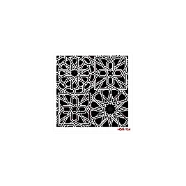 HOME DECOR MİDİ STENCİL 22*22 CM HDM-154
