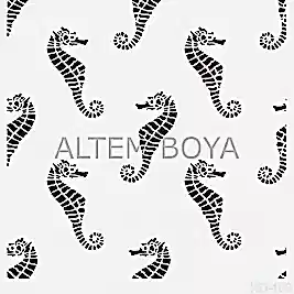 Home Decor (Duvar) Stencıl 45*45 cm HD-169
