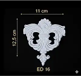 ED-16 Dekoratif Esnek Aplik (2'li)