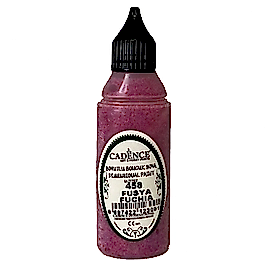 Boyutlu Boncuk Boya Simli Fuşya 50 ml B-458