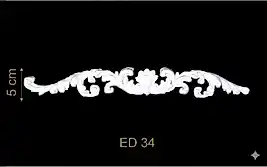 ED-34 Dekoratif Esnek Aplik (2'li)