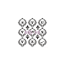 Home Decor (Duvar) Stencıl 45*45 cm HD-16