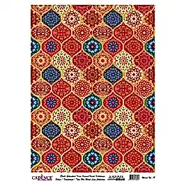 DESENLİ ALTIN VARAK PİRİNÇ DEKOPAJ 30*42 CM MODEL 018