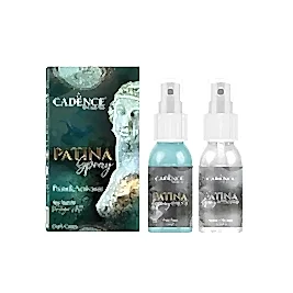 Patina Sprey Koyu Yeşil Eskitme Sprey Seti 50+50 ML
