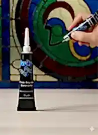 Desen Cam Boyası Kontürü Siyah 20 ml