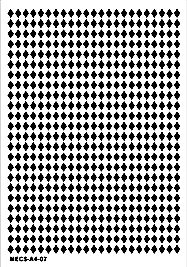 Modern Etnik Stencil MECS-A4-07 (25x36)