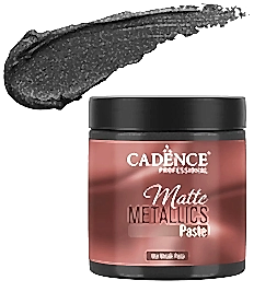 CADENCE MAT METALİK PASTA SİYAH - MMP014