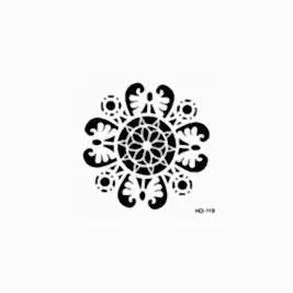 Home Decor (Duvar) Stencıl 45*45 cm HD-119