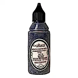 Boyutlu Boncuk Boya Simli Siyah 50 ml B-472