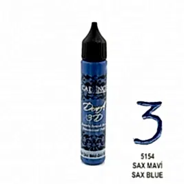 3D BONCUK BOYA-5154-SAX MAVİ