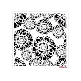 Home Decor Midi Stencil 22*22 cm hdm-74