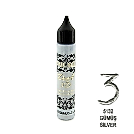 3D BONCUK BOYA-5132-GÜMÜŞ