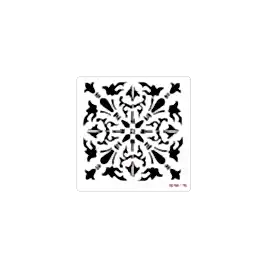 HOME DECOR MİDİ STENCİL 22*22 CM HDM-179