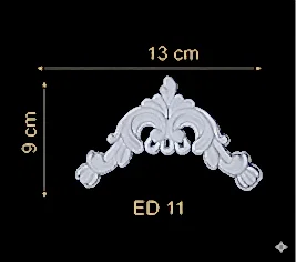 ED-11 Dekoratif Esnek Aplik (4'lü)