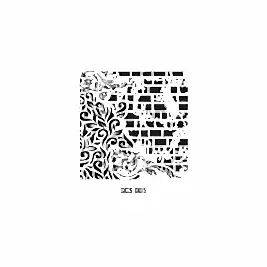 GRUNGE STENCIL 45*45 CM GCS 005