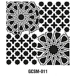 GRUNGE STENCIL MİNİ GCSM-011 25X25