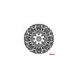 HOME DECOR MİDİ STENCİL 22*22 CM HDM-114