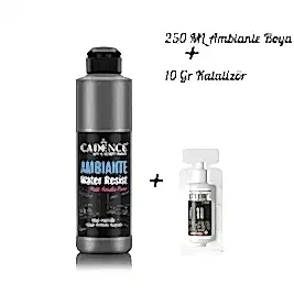 AMBİANTE SUYA DAYANIKLI BOYA METALİK AWM-07 ANTRASİT 250 ML